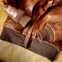 REALMcCOY'S ザ リアルマッコイズ A-2 デュボウ 実名復刻 DUBOW 皮革 leather ジャケット JACKET レザー(検 BUZZRICKSON'S バズリクソンズ_画像4