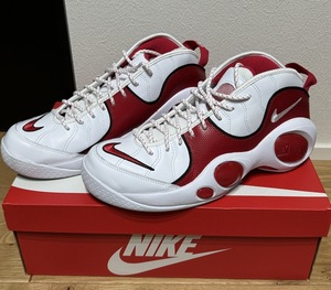 AIR ZOOM FLIGHT 95 WHITE TRUE RED ズームフライト95 DX1165-100 11 29 美中古 supreme 白 赤