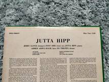 「JUTTA　HIPP / with zoot sims」稀少 LPレコード ジャズ ブルーノート レア 売切り!!_画像5