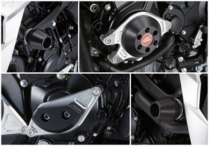 アグラス(AGRAS)　GSX-S750 ABS　レーシングスライダー　4点セット！　スタータータイプ+ジェネレーターCタイプ＋フレームφ６０タイプ