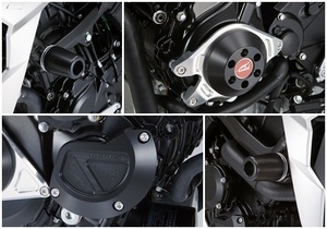 GSX-S750 ABS　レーシングスライダー　4点セット！　クランクタイプ+ジェネレーターCタイプ＋フレームタイプ　アグラス(AGRAS)