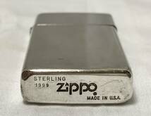 ZIPPO　スリムジッポ　スターリングシルバー　1999年　STERLING SILVER　_画像2