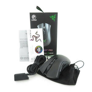 美品 RAZER レイザー DEATHADDER V2 PRO (RZ01-03350100) ワイヤレス ゲーミングマウス 右利き用 FPS eスポーツ ゲーム 周辺機器 HY693C