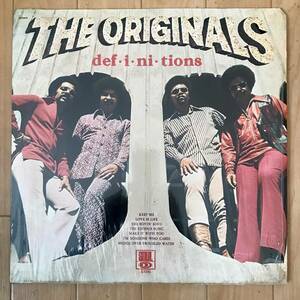 【名盤】LP レコード THE ORIGINALS／definitions USオリジナル盤 スウィートソウル デトロイトソウル 70sソウル