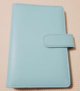 スケジュール帳　新年　日記　スケジュール　ビジネス　メモ　手帳　A6　ブルー