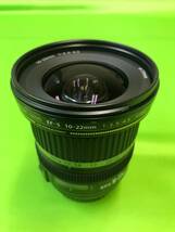 中古美品 Canon EF-S 10-22mm F3.5-4.5 USM レンズ_画像1