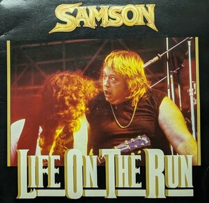 ◎特選◎SAMSON/LIFE ON THE RUN1982'UK POLYDOR 7INCH 2枚組