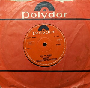 ☆MARBLES/ONLY ONE WOMAN1968' UK POLYDOR7INCH 