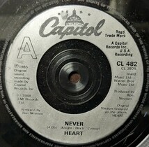 ☆HEART/NEVER1988'UK CAPITOL 7INCH_画像4