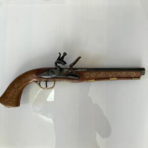 古式銃 西洋銃 木製 レプリカ モデルガン ピストル 置物 (検索)アンティーク骨董品