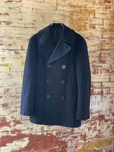 70s U.S.NAVY PEA COAT MILITARY ヴィンテージ ビンテージ USNAVY USN ピーコート ミリタリー ステンシル 米軍実物 アメトラ トラッド 60s