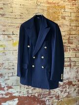 70s Ralph Lauren NAVY BLAZER ヴィンテージ ビンテージ ラルフローレン ネイビーブレザー 紺ブレ ダブル 金ボタン アメトラ 60s 送料無料_画像1