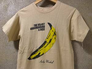70s80s VELVET UNDERGROUND&NICO bell bed under ground band T-shirt banana Anne ti War hole / Vintage 90sre Chile RHCP