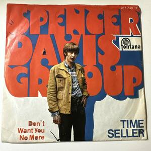 Spencer Davis Group　- Time Seller ☆ドイツORIG 7″☆UKチャートHIT☆UK beat☆OLD ROCK・Psychedelic