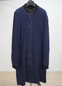 3.1PhillipLim 3.1 Philip rim men's 14AW oversize no- car la coat S navy blue 