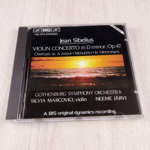 1MC2 CD Gothenburg Symphony Orchestra Neeme Jarvi Sibelius Violin Concerto in D minor Op.47