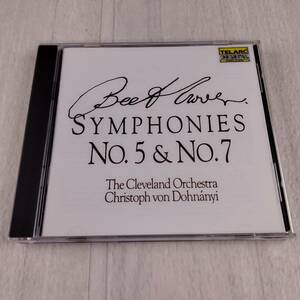 1MC2 CD DOHNANYI THE CLEVELAND ORCHESTRA BEETHOVEN SYMPHONIES NO.5 ＆ NO.7