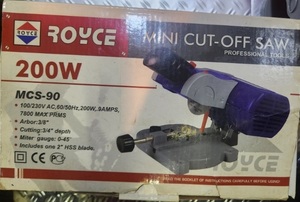 卓上MINI電動のこぎり　MINI　CUT-OFF SAW （中古物）MCS-90 200W.