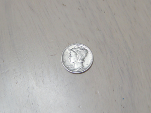 アメリカ,マーキュリーダイムコイン（リバティヘッド） 銀貨
