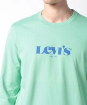 新品タグ付き/少量入荷■Levi'sリーバイス■ロンググラフィックTeeシャツリラックス LOGOロゴイエローカットソー161390050/L(M)■4400円を_画像5