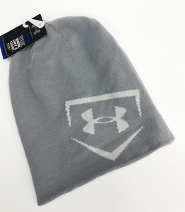 新品タグ付き3300円を/1点のみ■UNDER ARMOUR アンダーアーマー UAベースボールビーニー防寒 寒さ対策■在庫限り■