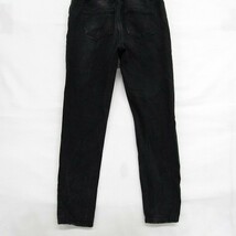 Denim Co. USA8 W31程度 オーバーオール ブラックデニム ストレッチ サロペット 古着 1A2804_画像7