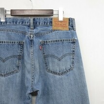 MA1223 サイズ W32 L32 古着 エジプト製 505 LEVIS Levi's リーバイス デニム パンツ ジーパン ジーンズ スリム ストレート_画像7