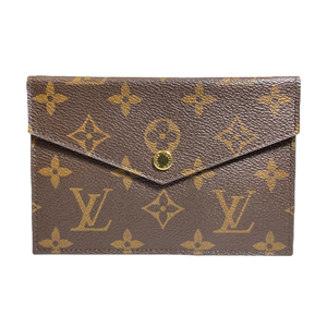 LOUIS VUITTON ルイ ヴィトン ポーチ 小物入れ ミニポーチ トラベルケース モノグラムレザー ブラウン