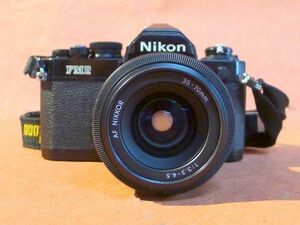 i290 Nikon FM2 本体 レンズ AF NIKKOR 35-70㎜ 1:3.3-4.5 動作確認済/60