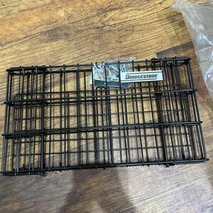  Showa Retro wire basket rear carrier side for folding type basket side basket * Bridgestone * deco tea li