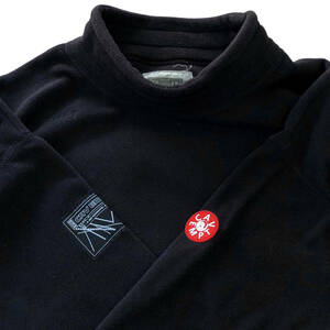 2023AW　C.E HIGH NECK FLEECE PULLOVER / XL シーイー ポーラテックフリース ハイネック フリースジャケット プルオーバー 黒 スケシン