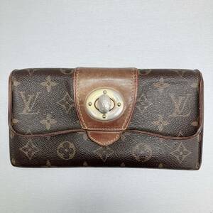 LOUIS VUITTON ルイヴィトン モノグラム ポルトフォイユ・ボエシ 長財布 M63220 CA0111 イニシャル入【ジャンク】