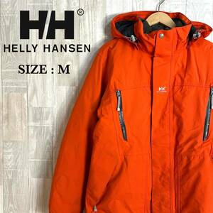 M3227 HELLY HANSEN ヘリーハンセン　フィレスダルススリーウェイジャケット　Mサイズ　オレンジ　メンズ　ダウン80％　3Way アウター