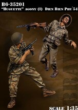 ブラボー6 B6-35201 1/35 フランス兵士(1)白兵戦 ディエン・ビエン・フー'54(2体セット)_画像1