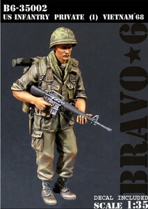 ブラボー6 B6-35002 1/35 アメリカ 二等兵(1)ベトナム'68