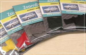 ZoomOn ZC011 1/24 カーペットセット - トヨタ スターレット EP71 - レッド