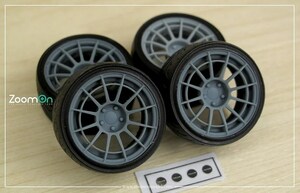 ZoomOn ZR085 1/24 19インチエンケイ NT03RR ホイールセット