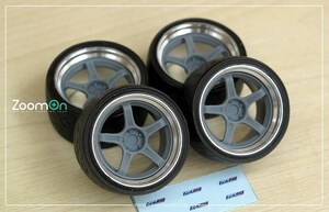 ZoomOn ZR103 1/24 18 -inch SSR GTX03 wheel set 
