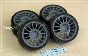 ZoomOn ZR093 1/24 19インチエンケイスポーツ RC-T4 ホイールセット