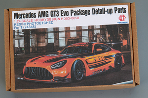 ホビーデザイン HD03-0658 1/24 メルセデス AMG GT3 Evoパッケージ ディティールアップパーツ (タミヤ24345用)(エッチングパーツ+レジン)