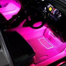 LED テープライト 車用 装飾 車内 イルミネーション USB フットライト 照明 フットランプ サウンドセンサー 音楽 間接照明 カラーチェンジ_画像5