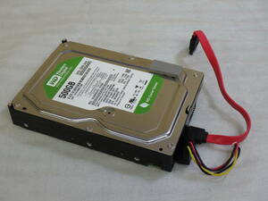 Sharp ブルーレイレコーダー BD-H50 から取外した HDD 500GB WD5000AADS ケーブル付き 動作確認済み#LV501230