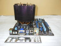 ASUS F1A75-M LE MicroATX マザーボード CPU AMD A8-3870 +クーラーファン付き メモリ無し 動作品保証#LV501928_画像1