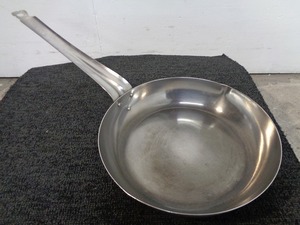 **CK0615(2) | business use fry pan stainless steel MARUTAMA W245×D240(525)×H48(130)mm used for kitchen use 