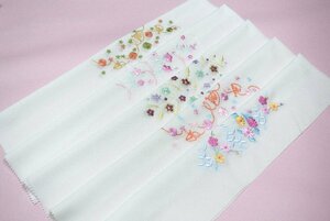 ☆☆☆Riplen_Net☆☆☆新品-ポリエステル刺繍半衿5本組1円スタートNO302