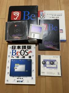 BeOS for X86 and PowerPC 4.5 + 日本語版BeOSへの招待（参考書） + Gobe Productive（Officeソフト） をセットで