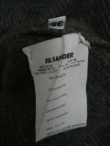 カシミヤ100 イタリア製◆JIL SANDER タートルネック ニット セーター レディース 36 S グレー 上質 高級 着回し ジルサンダー〇11-80y_画像9