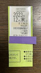 近鉄　近畿日本鉄道　沿線招待乗車券　2023年12月末期限　近鉄株主優待　その3