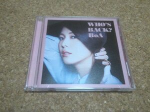 BoA【WHO'S BACK?】★アルバム★CD+DVD★