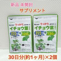 送料無料 新品 DHA＋EPA＋イチョウ葉エキス シードコムス 2ヶ月 サプリメント 美容 健康食品 記憶力 受験勉強 認知症 アンチエイジング①_画像1